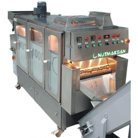40 kg/h Nuts Roasting Machine 